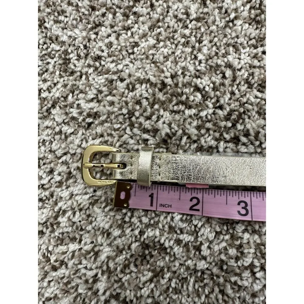 Michael‎ Kors Womens Fashion Belt Metallic Adjustable Buckle Size Large